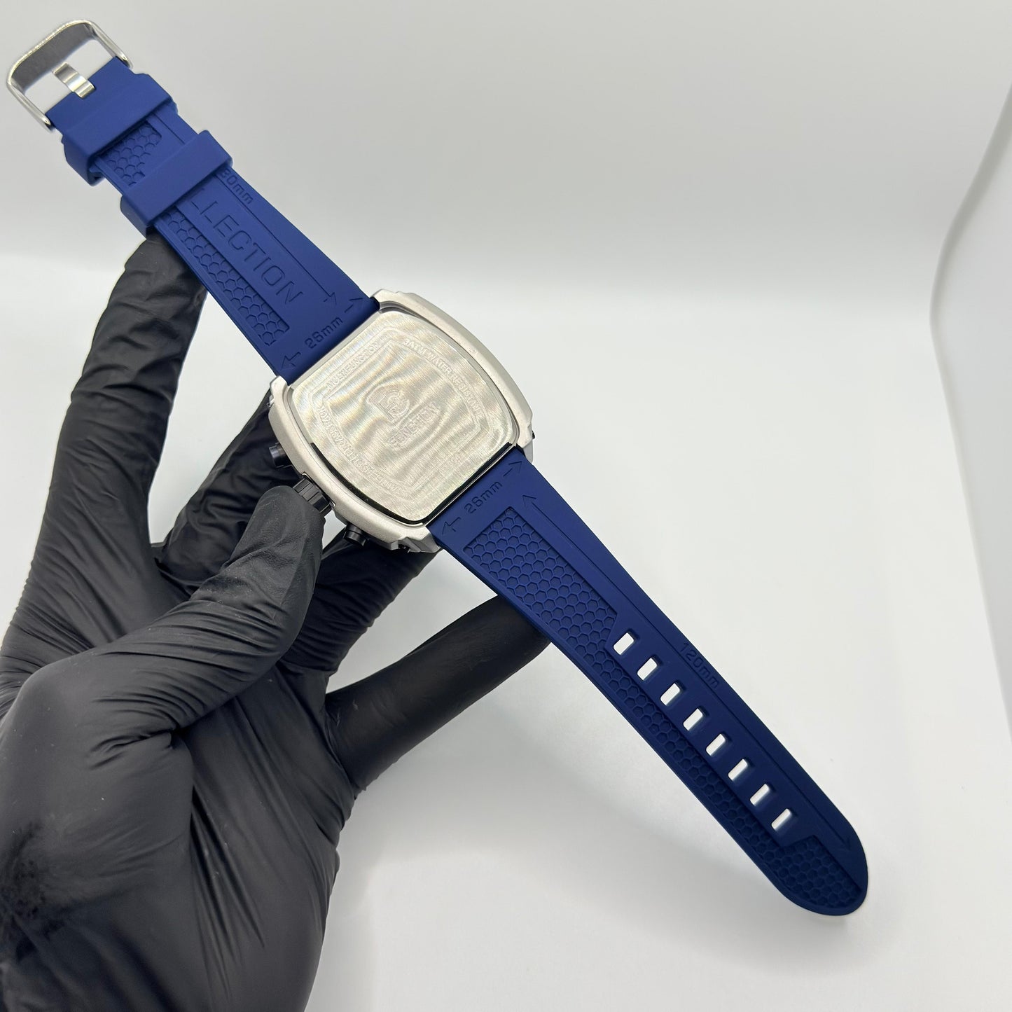 Ferrucci Stop watch blue strap with 1 year warranty