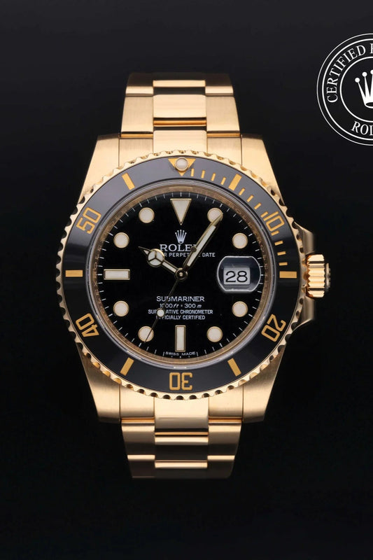 ROLEX GOLDEN ARTICLE WITH BLACK DIAL
