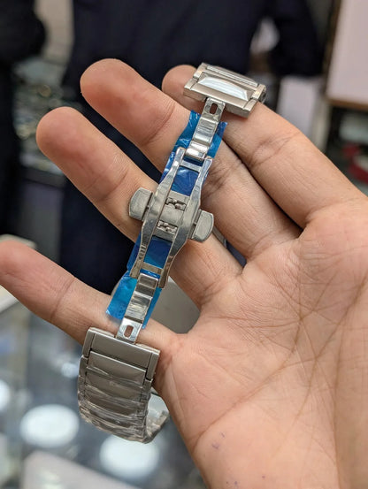 Diamond Cut | Date Adjustment | Texture Chain Sky Blue