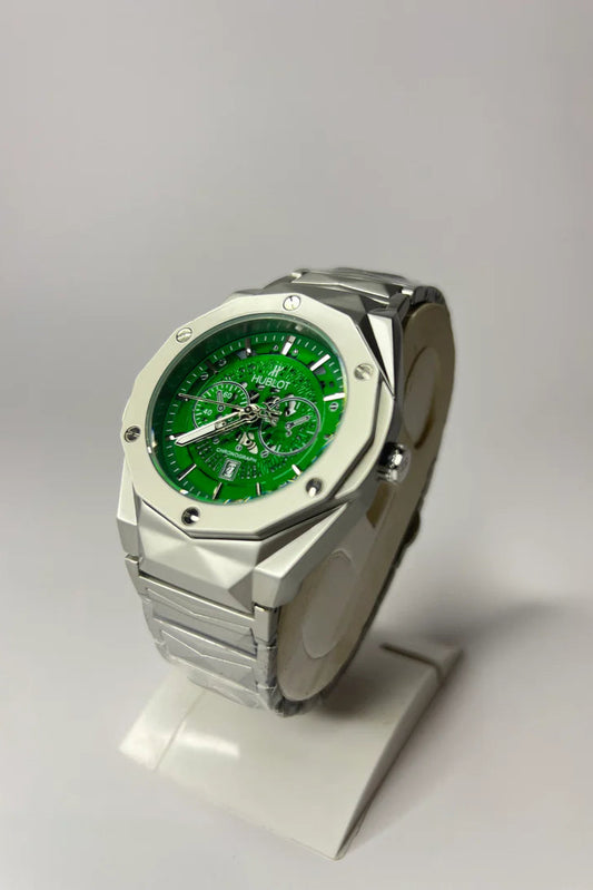 Hublot Skeleton with Green Forest Dial