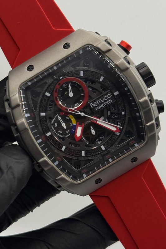 Ferrucci Stop watch Red trap with 1 year warrantyAC